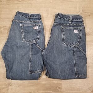 Tyndale Arc Rated FR Flame Resistant Jeans Mens Size 38Wx32L Two Pairs